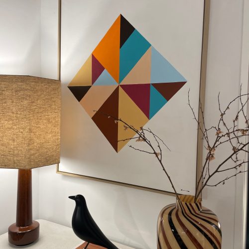 Cuadro Abstracto Geométrico Rombo