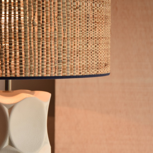 Lámpara de mesa Maca Blanca