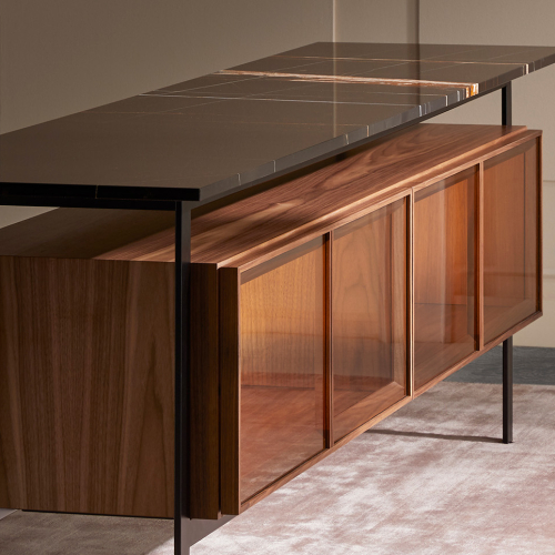 aparador-mármol-madera